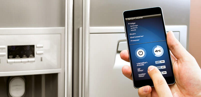 Smart Fridge With SmartPhone