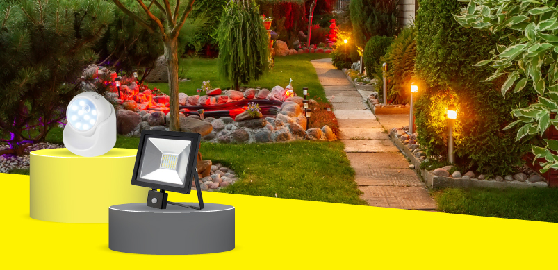 eSpares garden security lighting